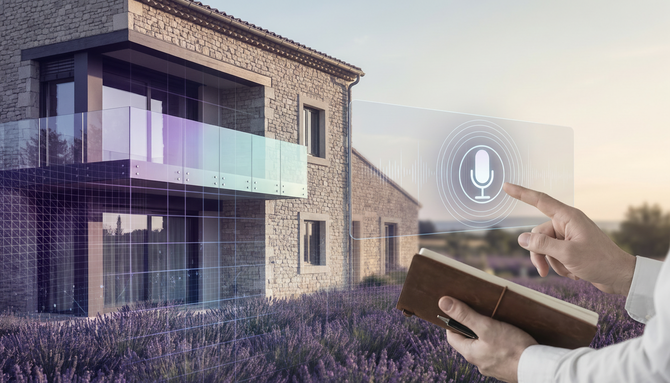 Note vocale vs Saisie manuelle : Le meilleur outil productivité agent immobilier terrain